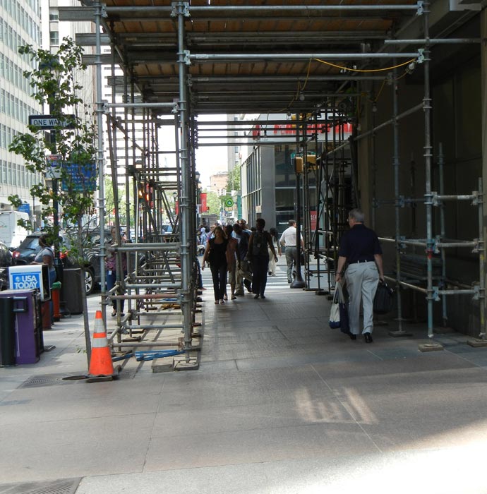 Sidewalk Shed Rental NYC